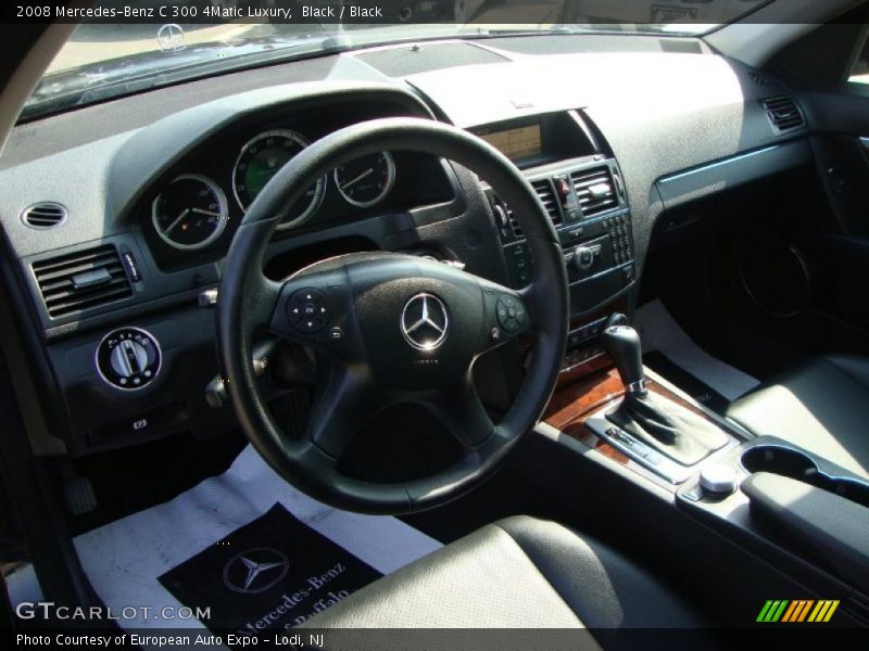 Black / Black 2008 Mercedes-Benz C 300 4Matic Luxury