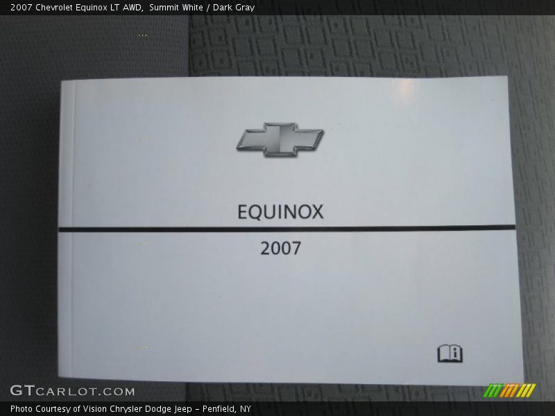 Summit White / Dark Gray 2007 Chevrolet Equinox LT AWD