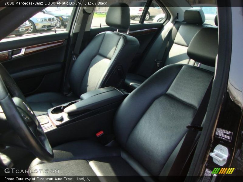 Black / Black 2008 Mercedes-Benz C 300 4Matic Luxury