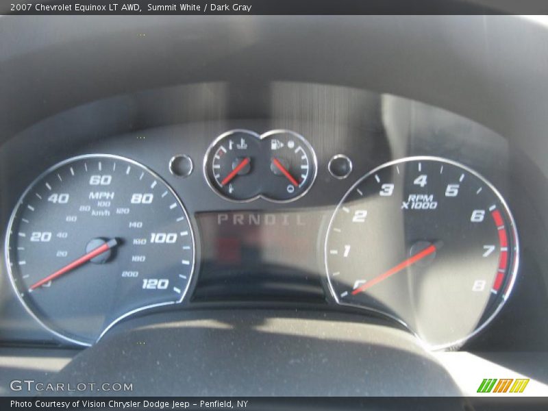 Summit White / Dark Gray 2007 Chevrolet Equinox LT AWD