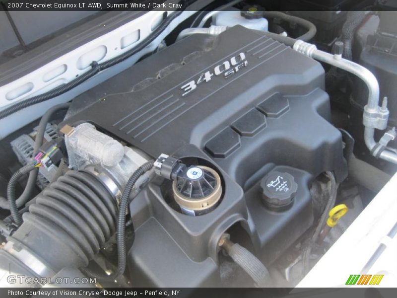 Summit White / Dark Gray 2007 Chevrolet Equinox LT AWD