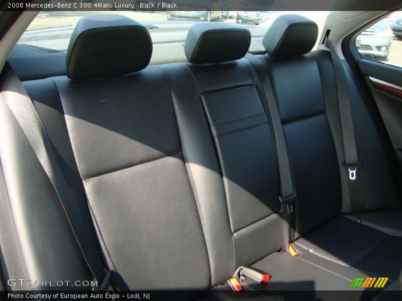 Black / Black 2008 Mercedes-Benz C 300 4Matic Luxury