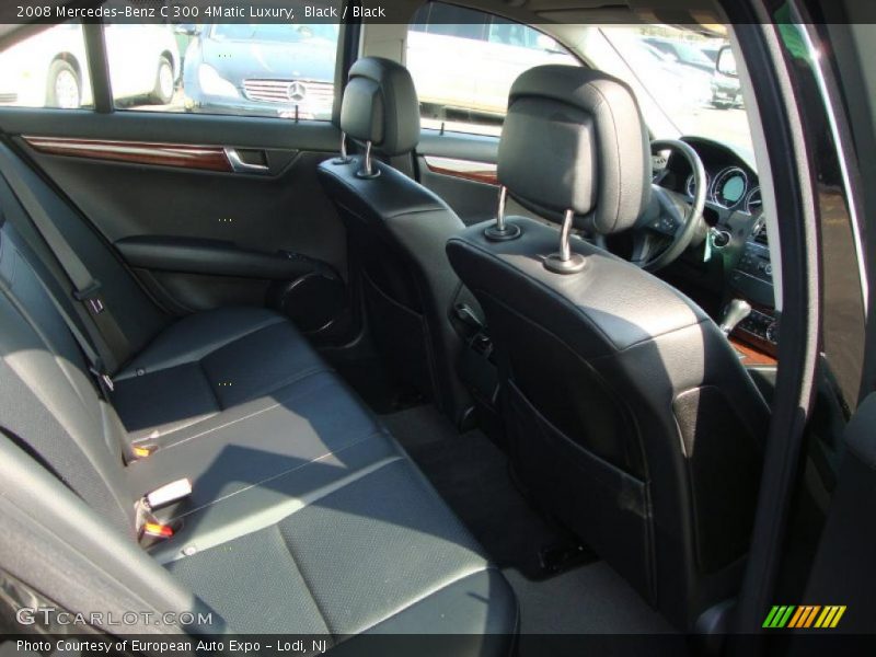 Black / Black 2008 Mercedes-Benz C 300 4Matic Luxury