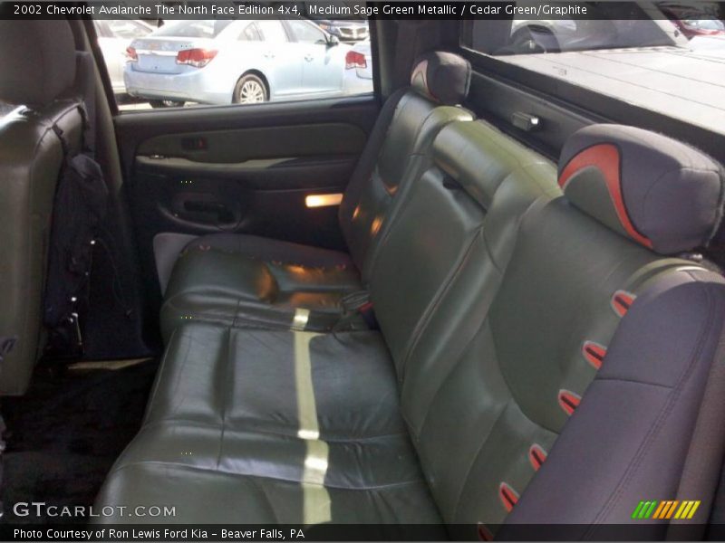  2002 Avalanche The North Face Edition 4x4 Cedar Green/Graphite Interior