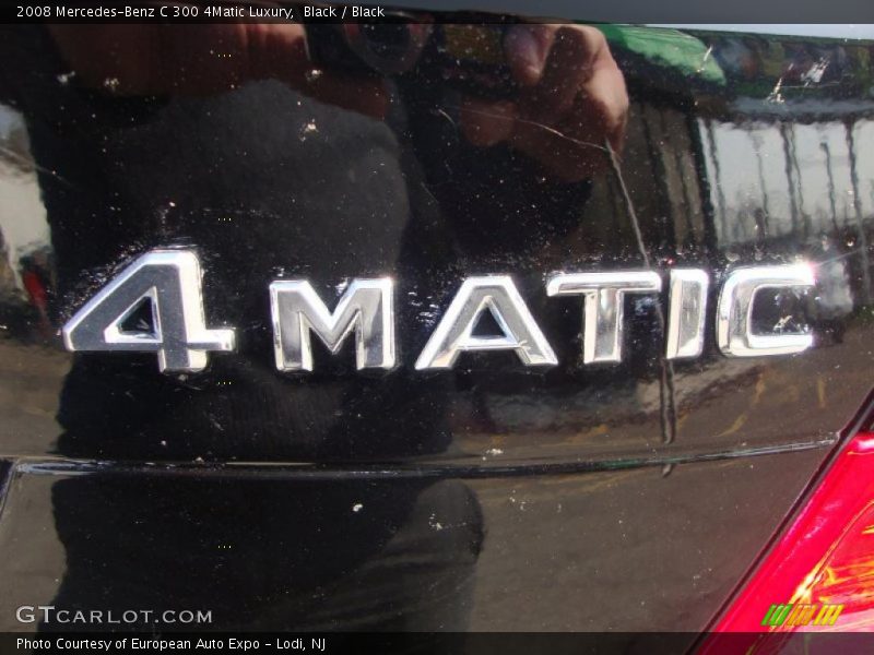 Black / Black 2008 Mercedes-Benz C 300 4Matic Luxury