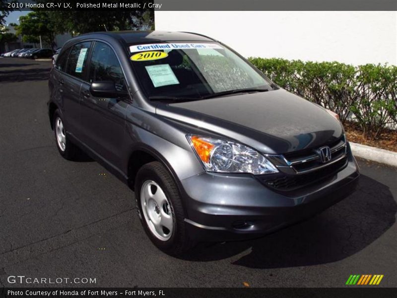 Polished Metal Metallic / Gray 2010 Honda CR-V LX