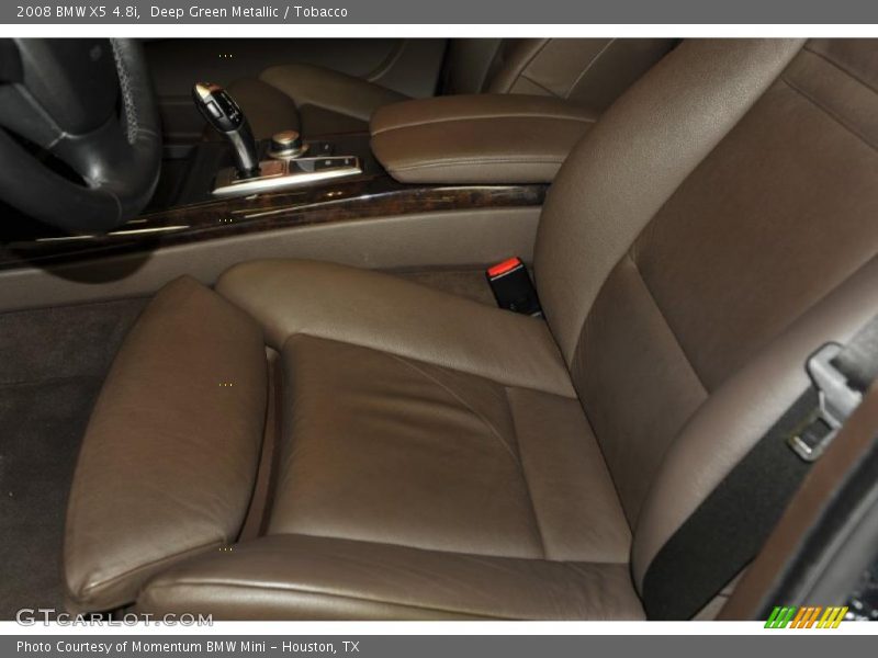 Deep Green Metallic / Tobacco 2008 BMW X5 4.8i