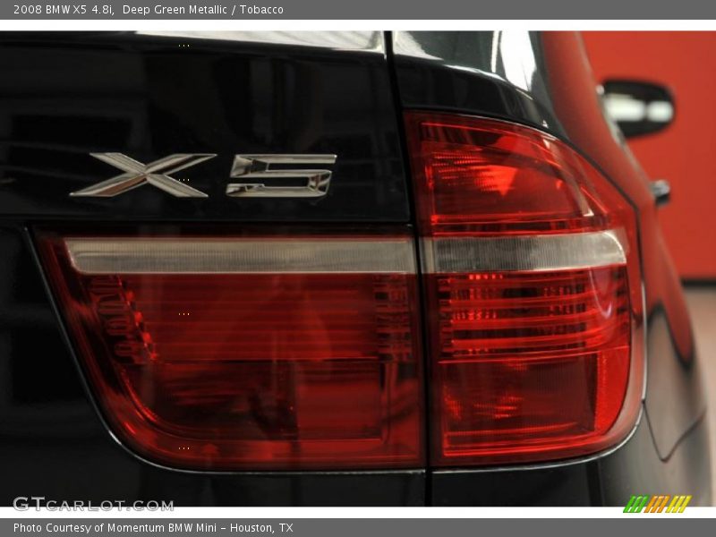 Deep Green Metallic / Tobacco 2008 BMW X5 4.8i