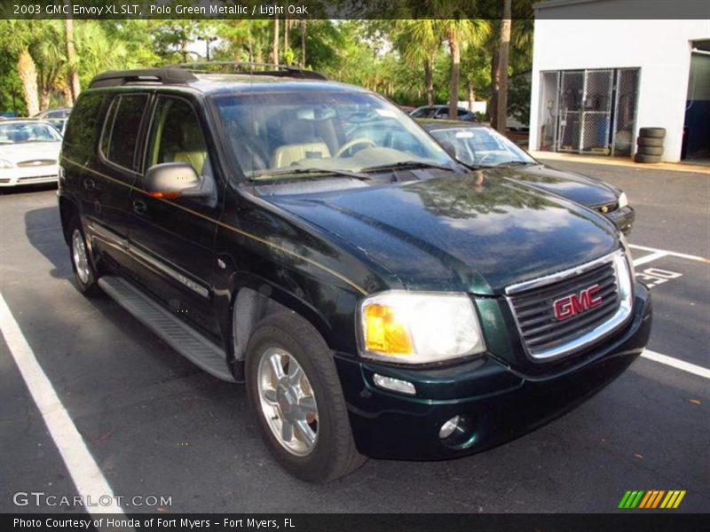 Polo Green Metallic / Light Oak 2003 GMC Envoy XL SLT