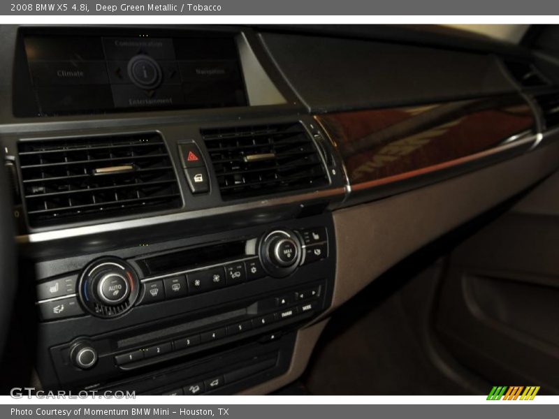 Deep Green Metallic / Tobacco 2008 BMW X5 4.8i