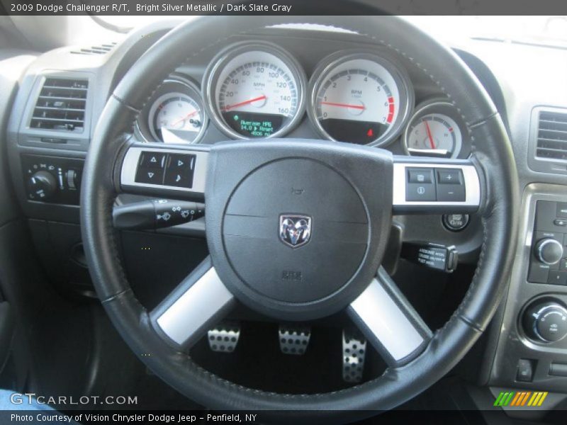 Bright Silver Metallic / Dark Slate Gray 2009 Dodge Challenger R/T