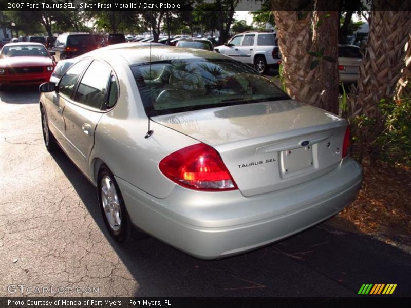 Silver Frost Metallic / Dark Pebble 2007 Ford Taurus SEL