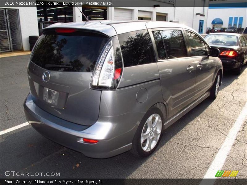 Liquid Silver Metallic / Black 2010 Mazda MAZDA5 Touring