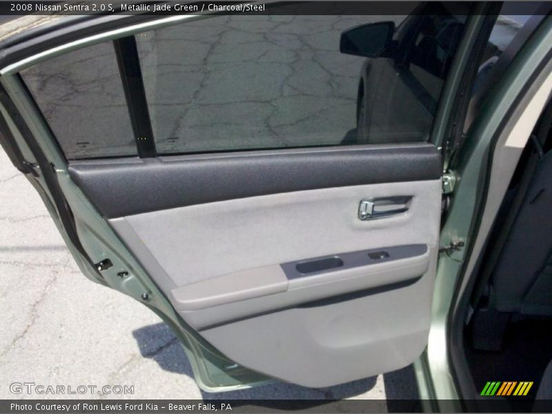 Metallic Jade Green / Charcoal/Steel 2008 Nissan Sentra 2.0 S