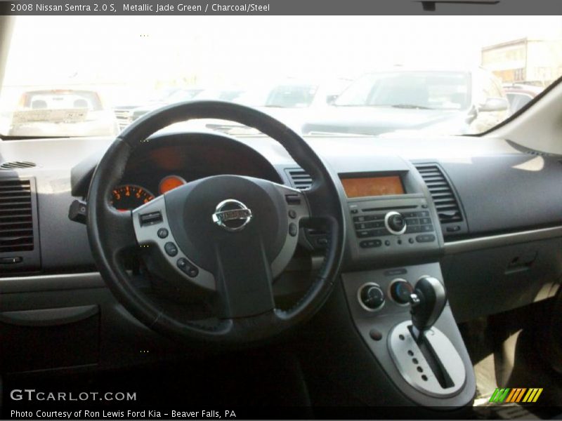 Metallic Jade Green / Charcoal/Steel 2008 Nissan Sentra 2.0 S