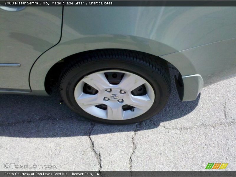 Metallic Jade Green / Charcoal/Steel 2008 Nissan Sentra 2.0 S