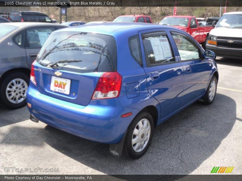 Bright Blue Metallic / Gray 2005 Chevrolet Aveo LS Hatchback