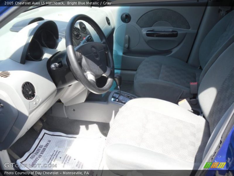 Bright Blue Metallic / Gray 2005 Chevrolet Aveo LS Hatchback