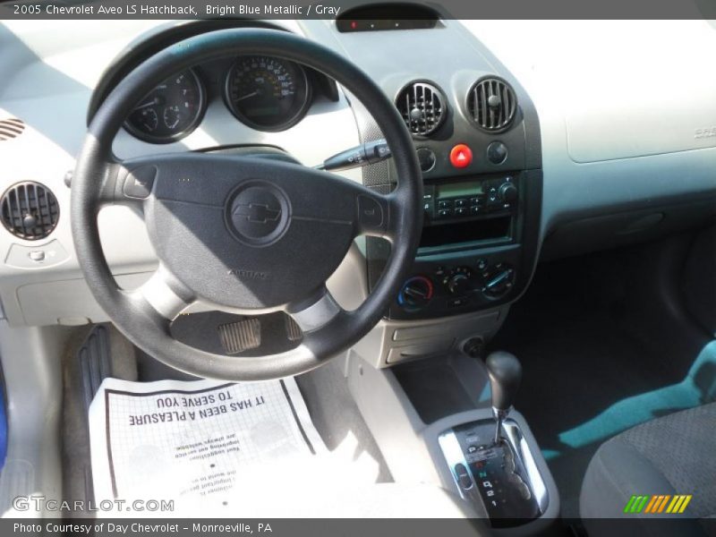Bright Blue Metallic / Gray 2005 Chevrolet Aveo LS Hatchback