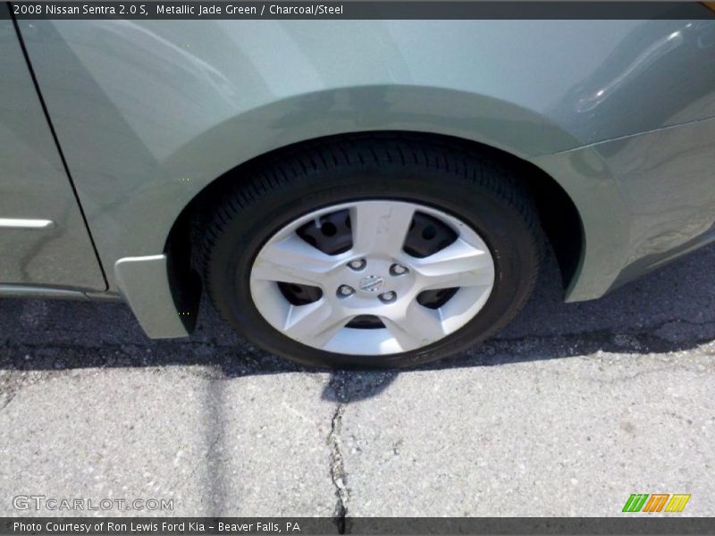 Metallic Jade Green / Charcoal/Steel 2008 Nissan Sentra 2.0 S