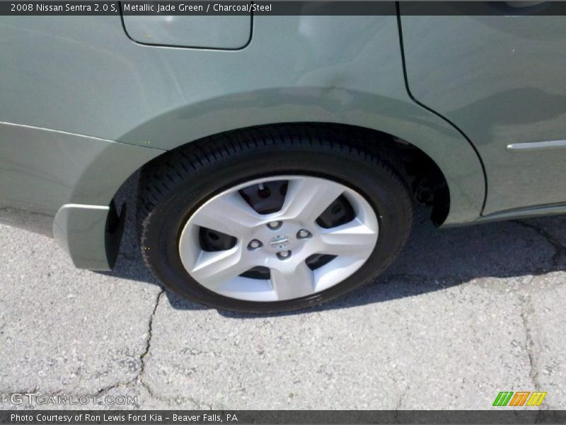 Metallic Jade Green / Charcoal/Steel 2008 Nissan Sentra 2.0 S