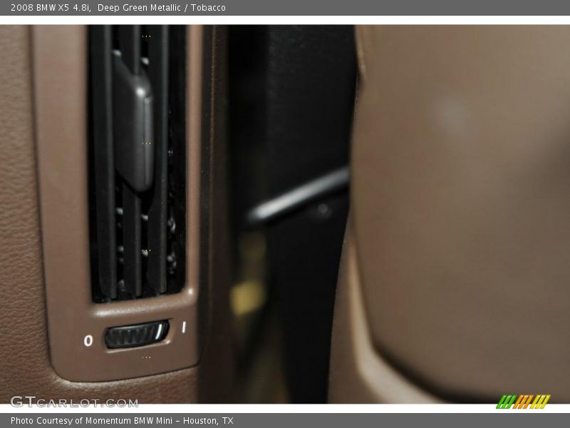Deep Green Metallic / Tobacco 2008 BMW X5 4.8i