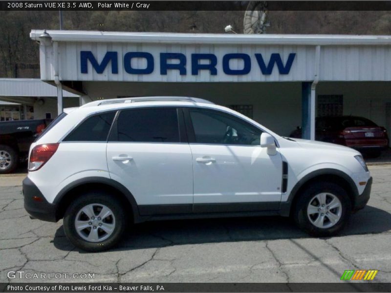 Polar White / Gray 2008 Saturn VUE XE 3.5 AWD