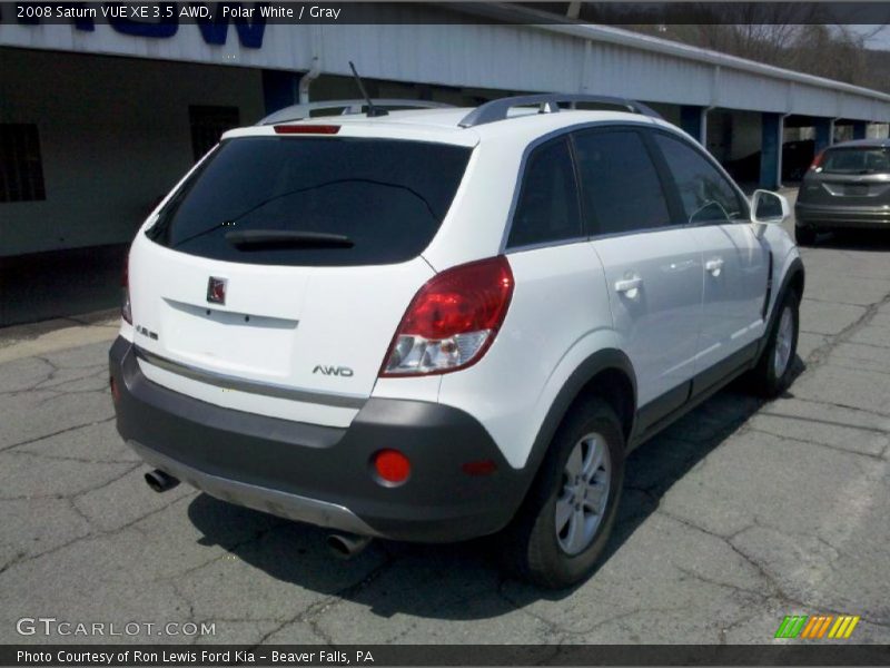 Polar White / Gray 2008 Saturn VUE XE 3.5 AWD