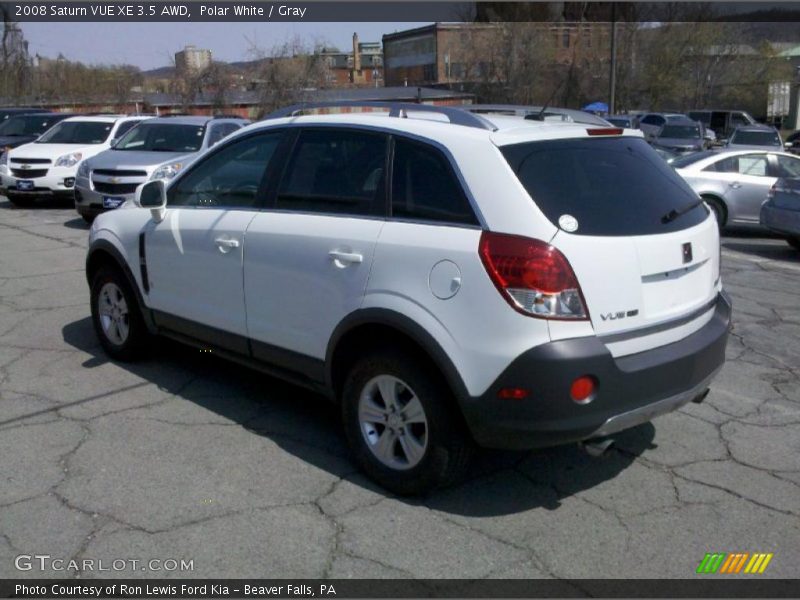Polar White / Gray 2008 Saturn VUE XE 3.5 AWD