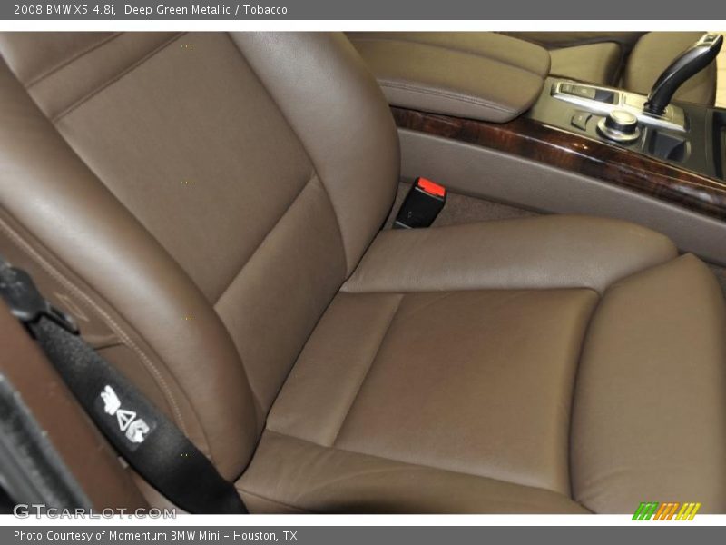 Deep Green Metallic / Tobacco 2008 BMW X5 4.8i