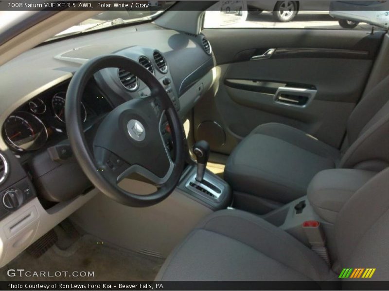 Polar White / Gray 2008 Saturn VUE XE 3.5 AWD