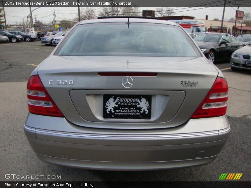 Pewter Silver Metallic / Charcoal 2003 Mercedes-Benz C 320 Sedan