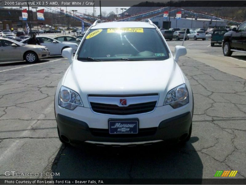 Polar White / Gray 2008 Saturn VUE XE 3.5 AWD
