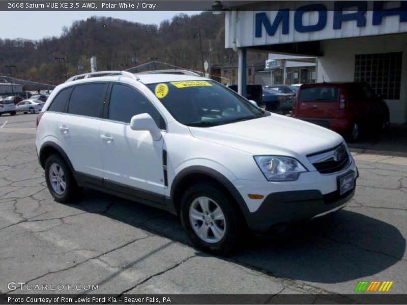 Polar White / Gray 2008 Saturn VUE XE 3.5 AWD