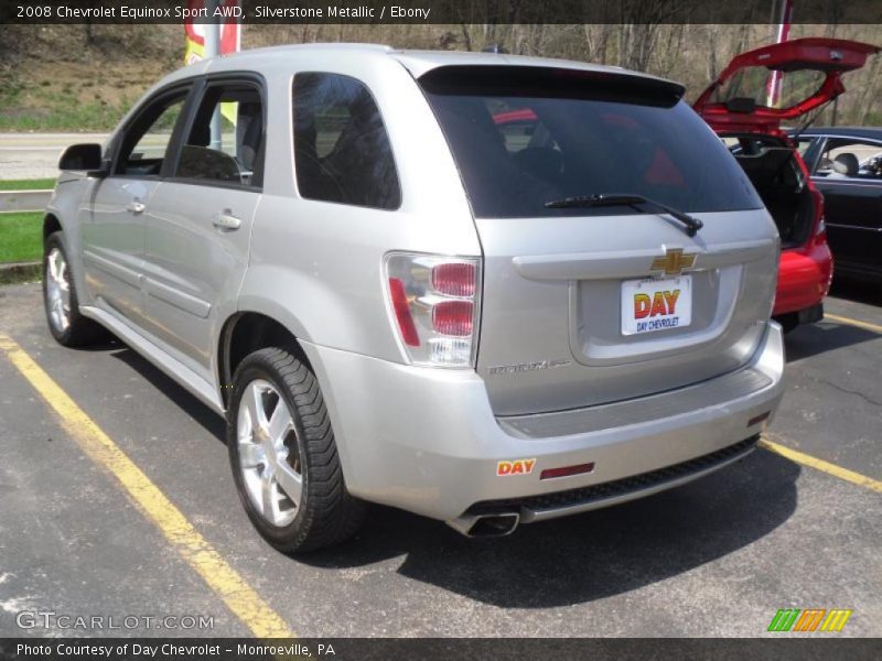 Silverstone Metallic / Ebony 2008 Chevrolet Equinox Sport AWD