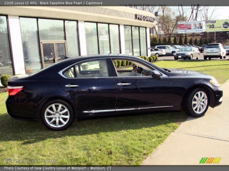 Black Sapphire Blue Pearl / Cashmere 2008 Lexus LS 460