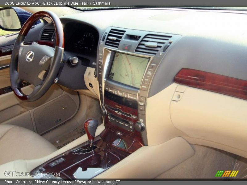 Black Sapphire Blue Pearl / Cashmere 2008 Lexus LS 460