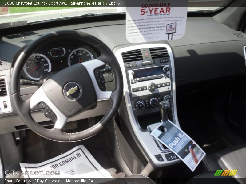 Silverstone Metallic / Ebony 2008 Chevrolet Equinox Sport AWD