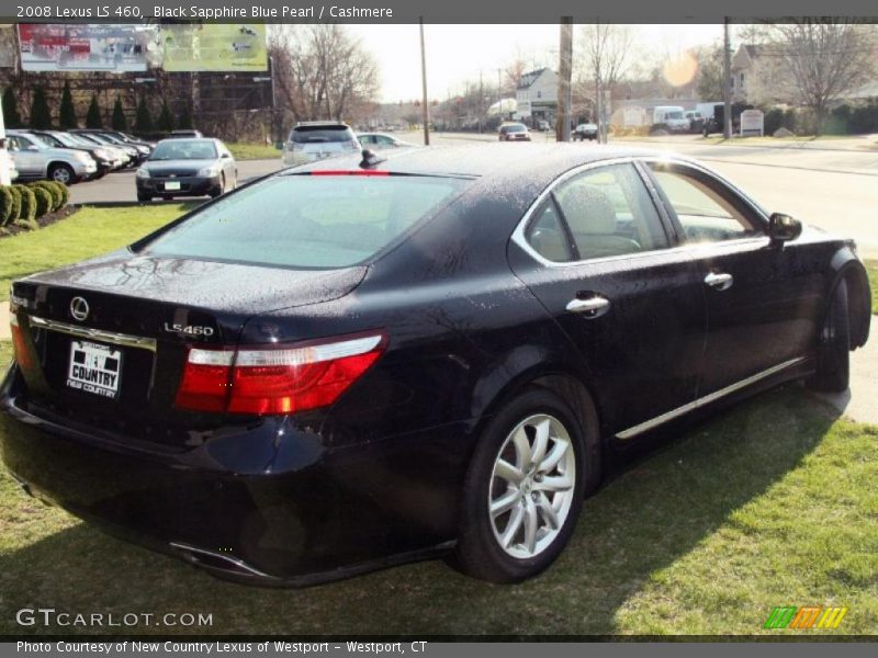 Black Sapphire Blue Pearl / Cashmere 2008 Lexus LS 460