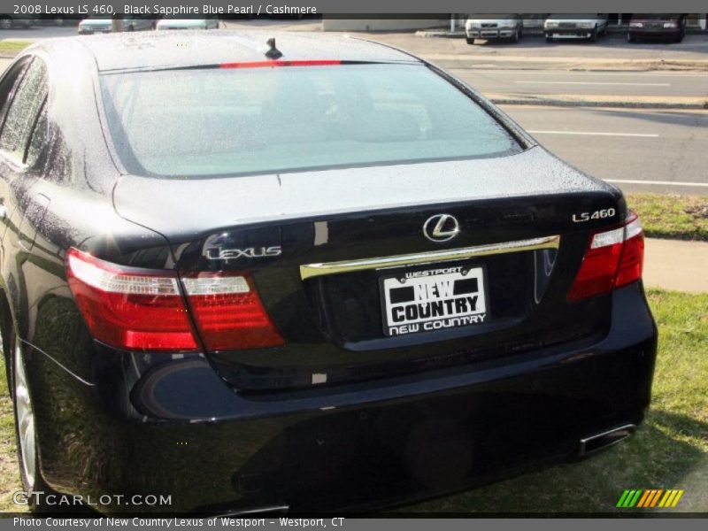 Black Sapphire Blue Pearl / Cashmere 2008 Lexus LS 460