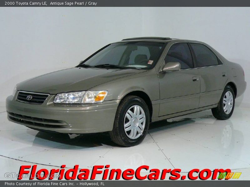 Antique Sage Pearl / Gray 2000 Toyota Camry LE