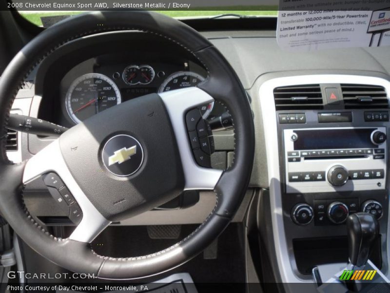 Silverstone Metallic / Ebony 2008 Chevrolet Equinox Sport AWD