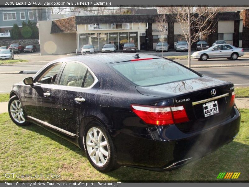 Black Sapphire Blue Pearl / Cashmere 2008 Lexus LS 460