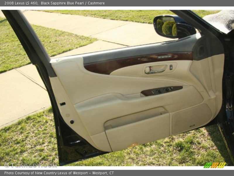Black Sapphire Blue Pearl / Cashmere 2008 Lexus LS 460