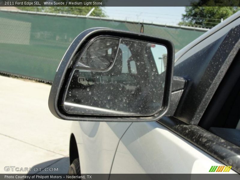 White Suede / Medium Light Stone 2011 Ford Edge SEL