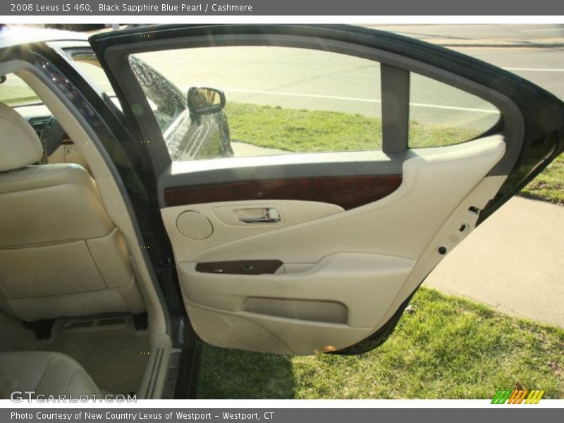 Black Sapphire Blue Pearl / Cashmere 2008 Lexus LS 460