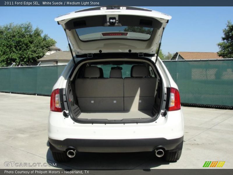 White Suede / Medium Light Stone 2011 Ford Edge SEL