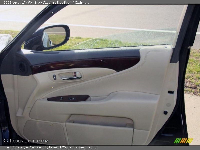 Black Sapphire Blue Pearl / Cashmere 2008 Lexus LS 460