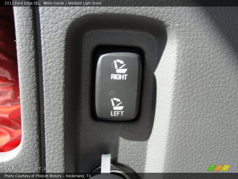 White Suede / Medium Light Stone 2011 Ford Edge SEL