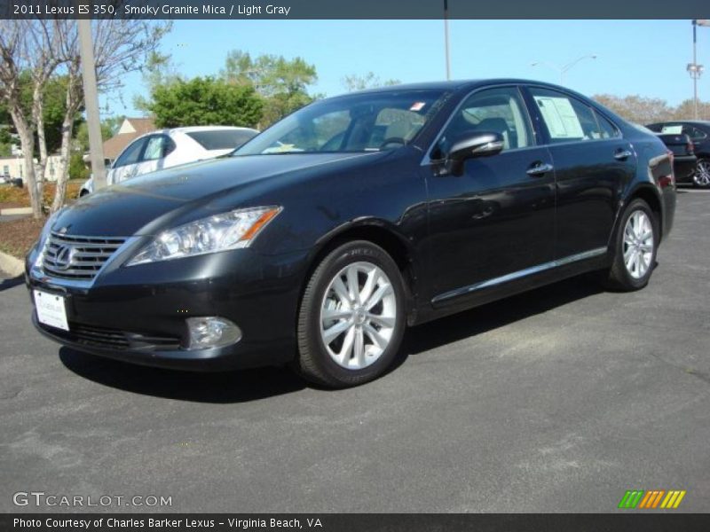 Smoky Granite Mica / Light Gray 2011 Lexus ES 350